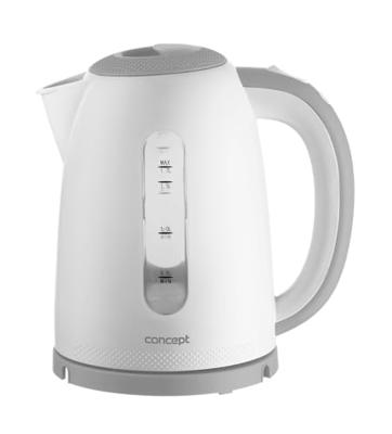 Concept RK2335 waterkoker 1,7 l 2200 W Grijs, Wit Concept RK2335 waterkoker 1,7 l 2200 W Grijs, Wit