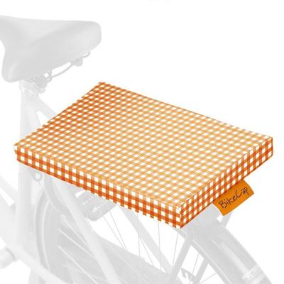 Fietskussen Orange Checkmate