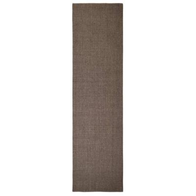 VidaXL Vloerkleed 66x250 cm natuurlijk sisal bruin