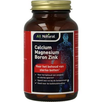 All Natural Calcium Magnesium Boron Zink Tabletten