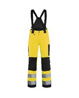 Blåkläder Dames Winterwerkbroek High-Vis 78851977 | High-Vis Geel/Zwart | Maat 46 - 7330509551202 - thumbnail