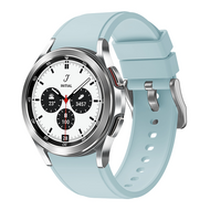 Samsung Galaxy Watch 4 Classic - 42mm & 46mm - Siliconen sportband - Lichtblauw - thumbnail