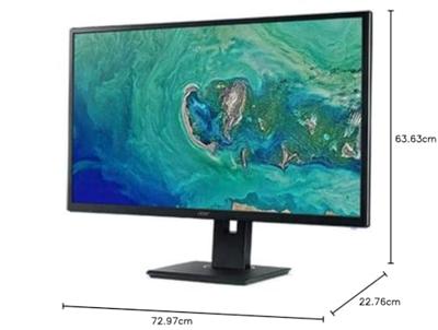 Acer ET2 ET322QU Abmiprx 80 cm (31,5 inch) Wide Quad HD LCD flatscreen zwart - platte pc-schermen (80 cm (31,5 inch), 2560 x 1440 pixels, Wide Quad HD, LCD, 4 ms, zwart)