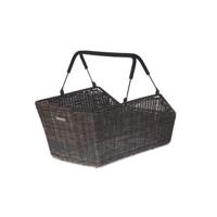 Basil cento rattan look multi system - fietsmand - achterop - bruin - thumbnail