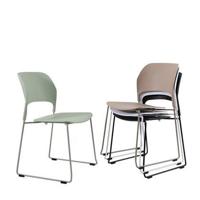 Bronx71 Scandinavische eetkamerstoel Elena wit - thumbnail