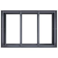 Plantenbak 120x80x80 cm staal antracietkleurig - thumbnail