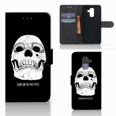 Telefoonhoesje met Naam Samsung Galaxy A6 Plus 2018 Skull Eyes Telefoonhoesje met Naam Samsung Galaxy A6 Plus 2018 Skull Eyes