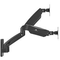 Muurbeugel voor twee Maclean monitoren, 17-32'', max. 9kg, mechanische veer, MC-988 - thumbnail