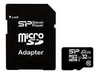 Silicon Power MicroSDHC Card Elite class 10 UHS-I U1 32GB incl. adapter - thumbnail