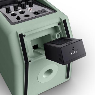 LD Systems ANNY 8 BPH 8 Inch Draagbare Accu Speaker met draadloze headset en Bodypack adventure green