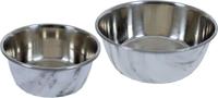 Eetbak hond RVS deco marmer 950 ml Eet-en-drinkbakken-hond Gebr. de Boon - Gebr de boon - thumbnail