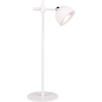 LED Bureaulamp - Trion Xavi - 3W - Warm Wit 3000K - Oplaadbaar - Rond - Mat Wit - Kunststof - thumbnail