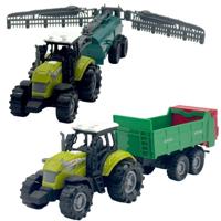 Dutch Farm Tractor met Trailer 1:48 + Licht en Geluid Assorti - thumbnail