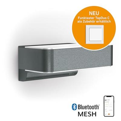 Steinel LED AUSSENLEUCHTE L 810 SC ANT 065706 LED-buitenlamp met bewegingsmelder (wand) LED Zonder 9.8 W Antraciet-grijs - thumbnail