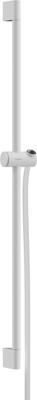 Hansgrohe Unica glijstang Pulsify S 90 cm met push-schuifstuk en doucheslang, mat wit