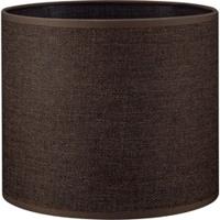 Lampenkap cilinder | rond | canvas | stoffen lampenkap | cilinderkap | Ø20cm H17cm | kastanje | bruin - thumbnail