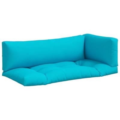 Palletkussens 3 st oxford stof turquoise