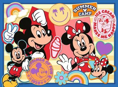 Ravensburger puzzel mickey&minnie 200st Ravensburger puzzel mickey&minnie 200st