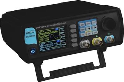 Joy-it JT-JDS6600-B Signaalgenerator 0 Hz - 60 MHz 2-kanaals Driehoek, Lorentz-verdeling, Puls, Ruis, Blok, TTL, Sinus