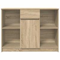 Dressoir met lade 101x35x76 cm spaanplaat sonoma eikenkleurig - thumbnail