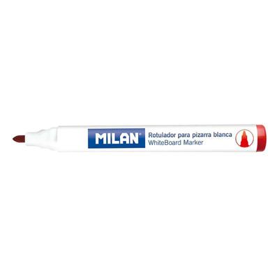 Markeerstiften Milan Whiteboard 12 Stuks Rood PVC