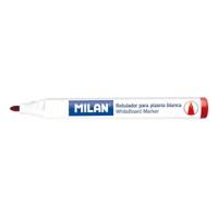 Markeerstiften Milan Whiteboard 12 Stuks Rood PVC - thumbnail