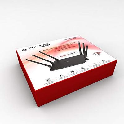 Talius TAL-RT2100GLAN WLAN-router Gigabit 2100 Mbps, dual-band, 4 poorten, 6 antennes