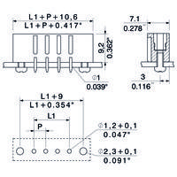 Weidmüller 1793720000 Male behuizing (board) BC/SC Totaal aantal polen: 4 Rastermaat: 3.81 mm Inhoud: 50 stuk(s)