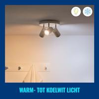 WiZ 8720169076709 LED-lamp Energielabel F (A - G) GU10 Reflector 4.7 W Warmwit tot koudwit 2 stuk(s) - thumbnail