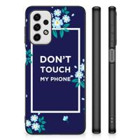Samsung Galaxy A23 | Telefoon Hoesje | Flowers Blue DTMP - thumbnail