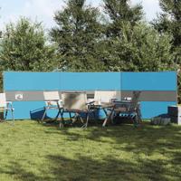 VidaXL Windscherm camping waterdicht 490x123 cm blauw - thumbnail