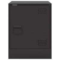 Nachtkastje 34,5x39x44 cm staal zwart - thumbnail