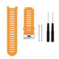 Effen kleur Silicone polsbandje voor Garmin Forerunner 910XT (oranje) - thumbnail