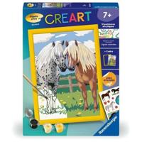 CreArt Kids 18x24cm Duo paarden - thumbnail