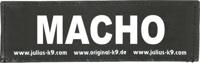 Julius-K9 tekstlabel Macho 16 x 5 cm - thumbnail
