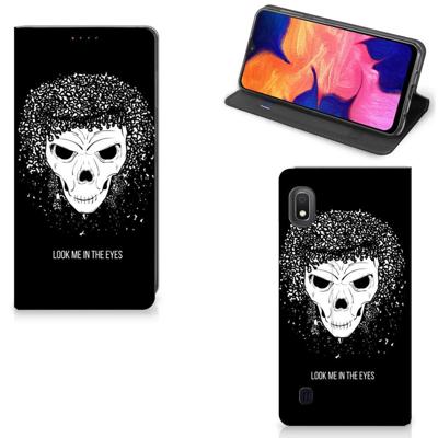 Mobiel BookCase Samsung Galaxy A10 Skull Hair Mobiel BookCase Samsung Galaxy A10 Skull Hair