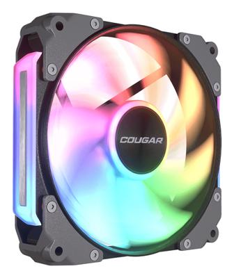 Cougar CF-ARB12HB-RGB PC-ventilator Zwart (b x h x d) 120 x 120 x 28 mm