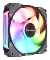 Cougar CF-ARB12HB-RGB PC-ventilator Zwart (b x h x d) 120 x 120 x 28 mm - thumbnail