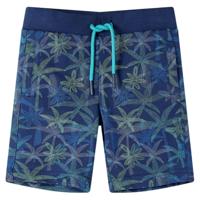 VidaXL Kindershorts met trekkoord 140 marineblauw - thumbnail