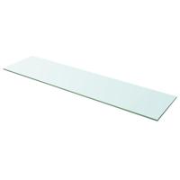 Wandschap transparant 100x25 cm glas - thumbnail