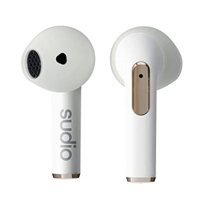 Sudio N2 In Ear headset Bluetooth Stereo Wit Headset, Oplaadbox, Touchbesturing
