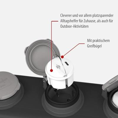 Brennenstuhl 1508110010 Adapter 12 W USB-C stekker Wit Buiten