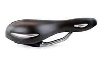 CONTEC zadel "elliptic +" ct saddle elliptic+ trekking gents black/silv - thumbnail