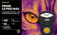 ArmyTek Prime C2 Pro Max White Zaklamp werkt op een accu LED Met handlus, Met holster 4000 lm 203 g - thumbnail