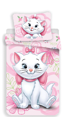 Disney Aris to Cats dekbedovertrek Roze - 140 x 200 cm - Katoen Disney Aris to Cats dekbedovertrek Roze - 140 x 200 cm - Katoen