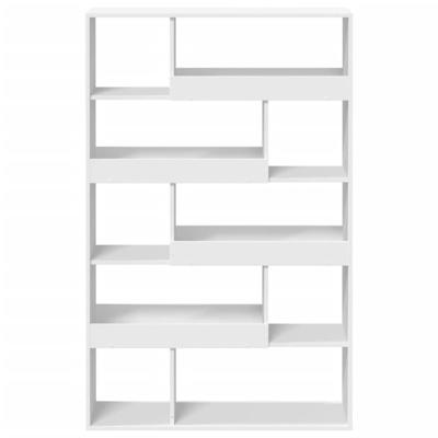 Kamerscherm 100x33x156,5 cm bewerkt hout wit