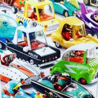 Auto crazy motors DJECO groen - thumbnail
