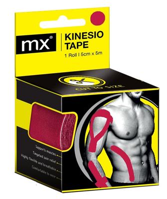 MX Health Kinesio Tape Red 5cmx5m MX Health Kinesio Tape Red 5cmx5m
