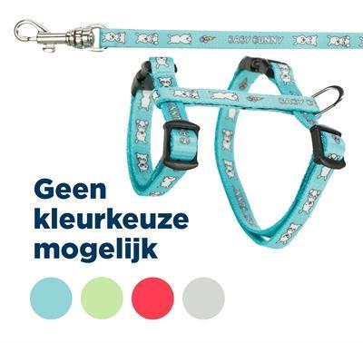 Trixie konijnentuig met riem baby bunny assorti Trixie konijnentuig met riem baby bunny assorti