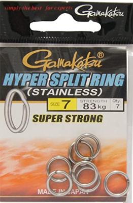 Gamakatsu Hyper Split Ring Size 07 / 83kg